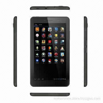 7-inch 1024 x 768 Android 4.2 Tablet PC, Front 0.3M + Rear 2.0M Dual Camera, Dual SIM Card